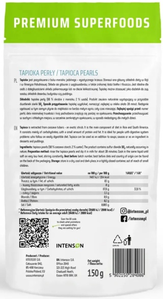 INTENSON Tapioka kulki 150 g