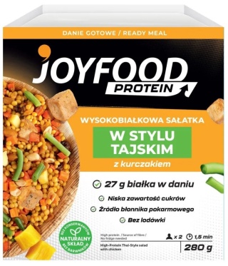 JOYFOOD Wysokobiałkowa sałatka w stylu tajskim z kurczakiem 280 g