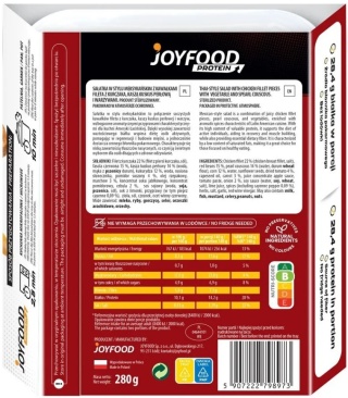 JOYFOOD Wysokobiałkowa sałatka w stylu meksykańskim z kurczakiem 280 g
