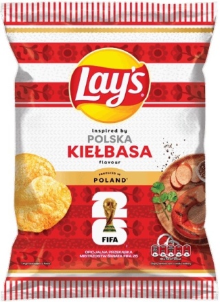 LAY'S Chipsy o smaku polska kiełbasa 40g FIFA 2026