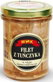 MK FILET Z TUŃCZYKA W OLEJU SŁONECZNIKOWYM 200G