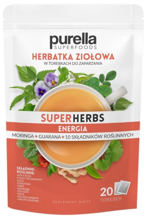 Mieszanka ziołowa Energia 35g herbatka Purella Superfoods