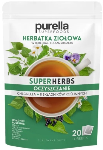 Mieszanka ziołowa Oczyszczanie 35 g Purella Food.