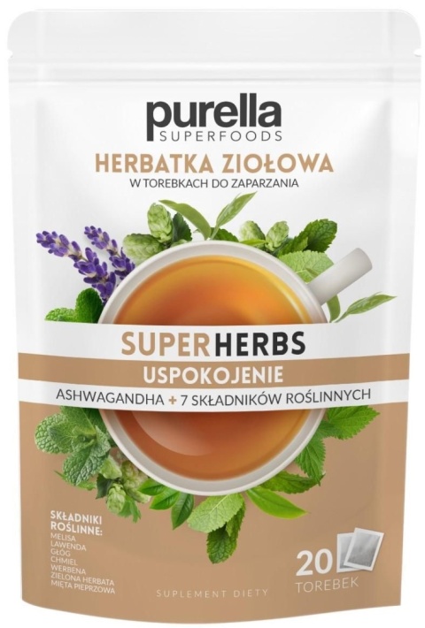 Mieszanka ziołowa Uspokojenie 35 g Purella Food.