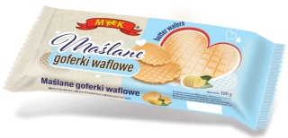 MK MAŚLANE GOFERKI WAFLOWE 100G