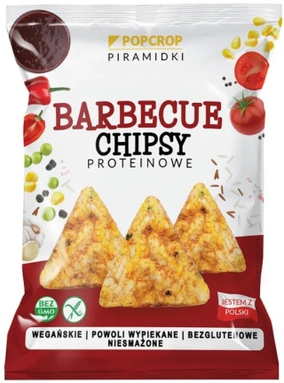 POPCROP Piramidki proteinowe Barbecue 60 g