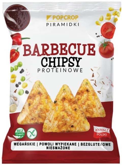 POPCROP Piramidki proteinowe Barbecue 60 g