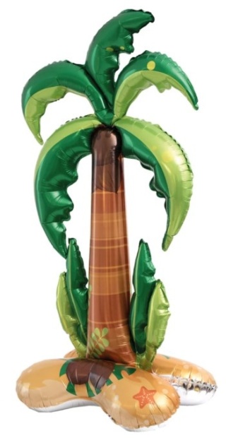 PartyPal Balon foliowy stojący Palma 55x120x40 cm