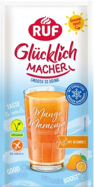 RUF Glucklich Macher Napój w proszku Mango Marakuja 46g