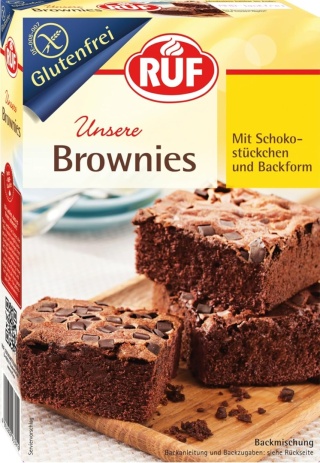 RUF Bezglutenowa mieszanka do ciasta Brownie 420g