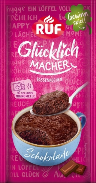RUF Glucklich Macher Ciasto czekoladowe w kubku 59g