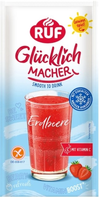 RUF Glucklich Macher Napój w proszku Truskawka 46g