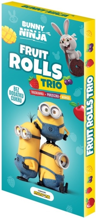 Bunny Ninja FRUIT TRIO ROLLS MINIONKI 45 g