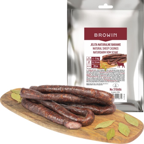 BROWIN Jelita naturalne baranie kal 18/20 mm 20 m