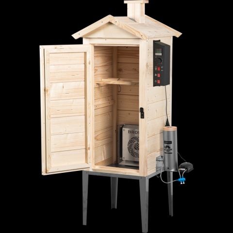 BROWIN Wędzarnia drewniana elektryczna dragON WOOD E21