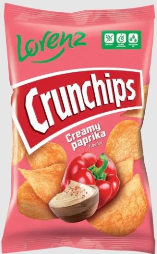 CRUNCHIPS Creamy Paprika Kremowa papryka 130g
