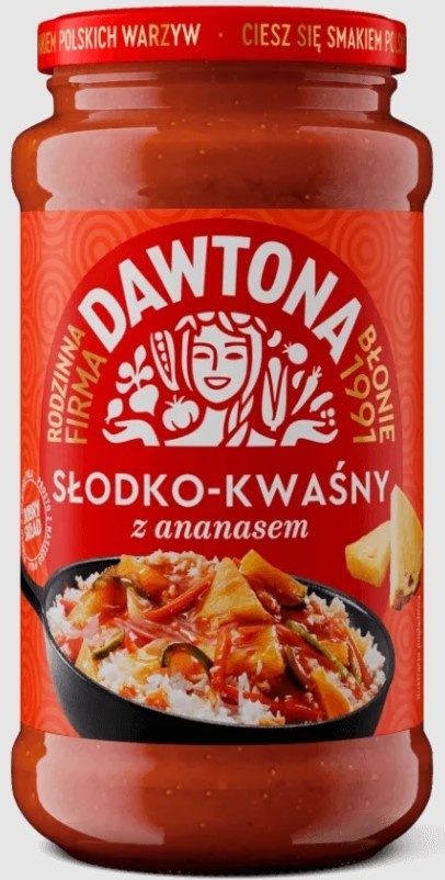 DAWTONA Sos słodko-kwaśny 520g