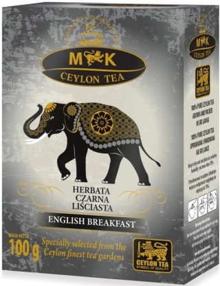 MK CEYLON TEA HERBATA CZARNA LIŚCIASTA ENGLISH BREAKFAST 100G