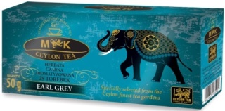 MK CEYLON TEA HERBATA CZARNA EARL GREY O SM BERGAMOTKI W TOREBKACH 50G