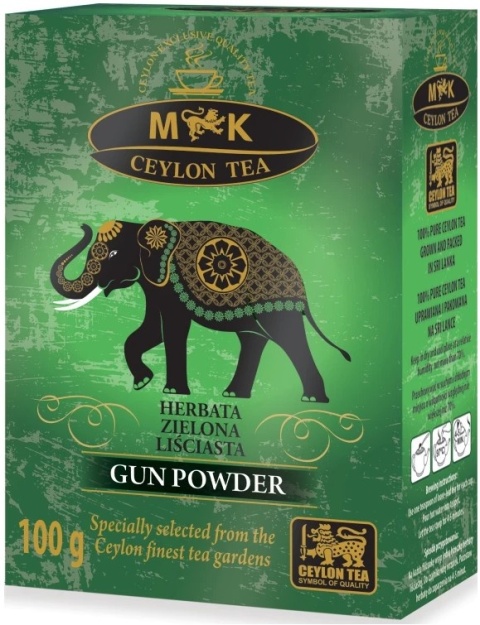 MK CEYLON TEA HERBATA ZIELONA LIŚCIASTA 100G