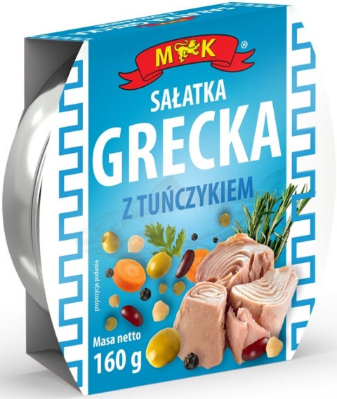 MK SAŁATKA GRECKA Z TUŃCZYKIEM 160G
