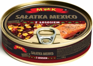 MK SAŁATKA MEKSYKAŃSKA Z ŁOSOSIEM 150G