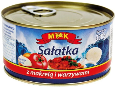 MK SAŁATKA Z MAKRELĄ I WARZYWAMI 330G