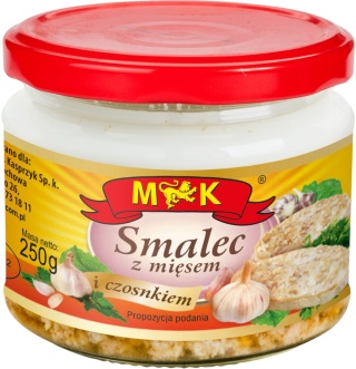 MK SMALEC Z MIĘSEM I CZOSNKIEM 250G