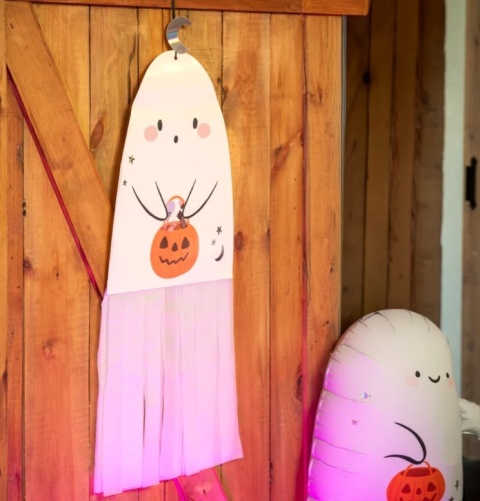 PartyPal Dekoracja na drzwi Duszek Spooky Friends DIY