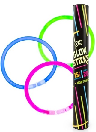 PartyPal Bransoletki fluorescencyjne 15 szt.