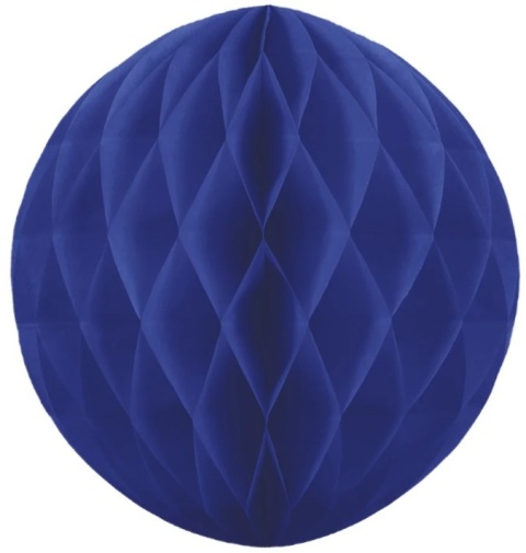 PartyPal Honeycomb bibułowy granatowy 30cm