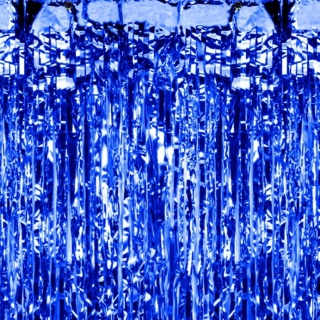 PartyPal Kurtyna imprezowa ciemna niebieska 100x200 cm