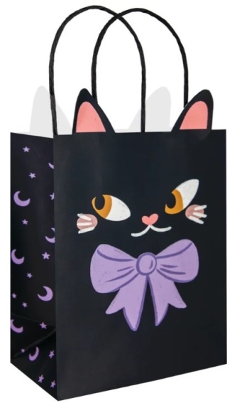 PartyPal Torebka na prezenty Kot Halloween Spooky Friends
