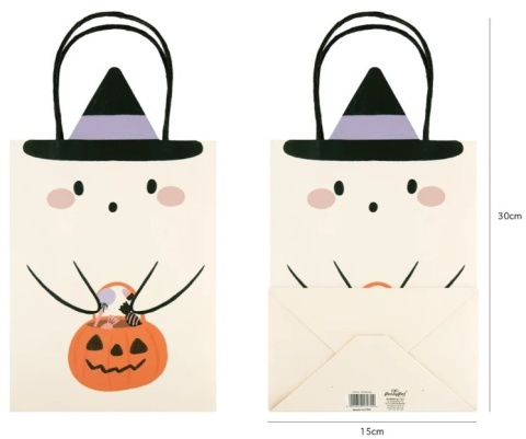 PartyPal Torebka na prezenty Duszek Halloween Spooky Friends