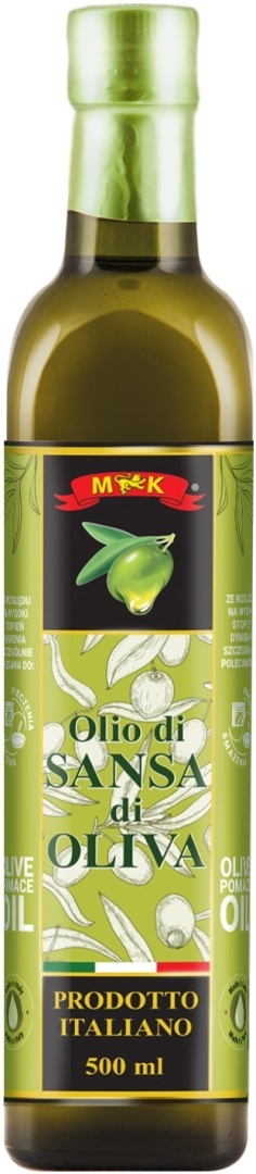 MK OLIO DI SANSA DI OLIVA 500ML OLIWA SZKŁO