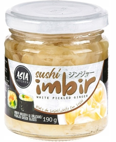 ASIA KITCHEN Imbir marynowany biały 190g