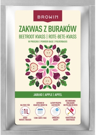 BROWIN Zakwas z buraka w proszku z jabłkiem 36g