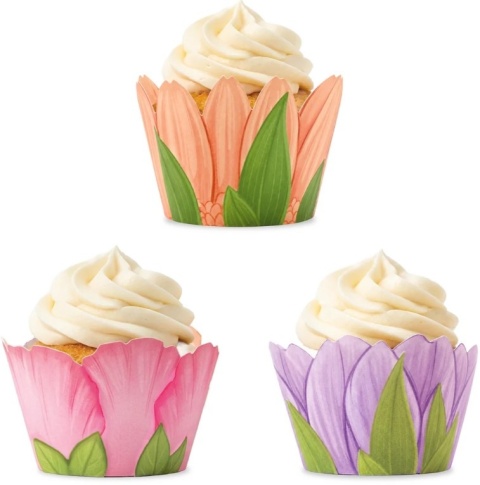 PartyPal Papilotki do muffinek Wróżki 12szt zestaw